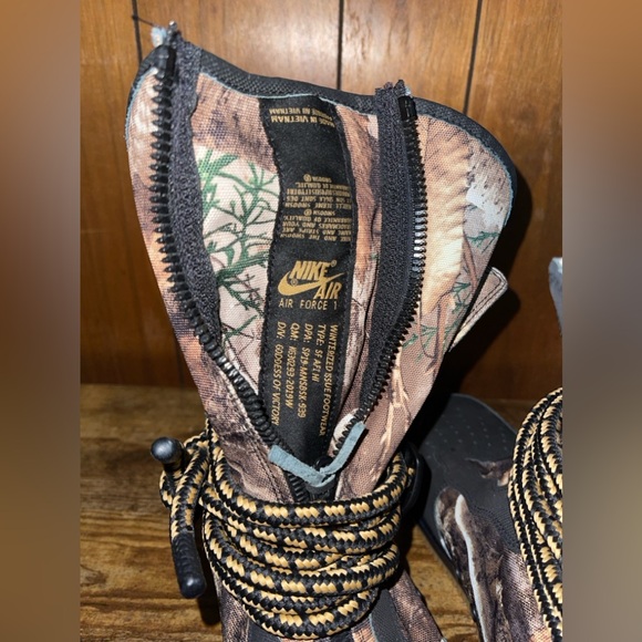 NIKE SF Air Force 1 High Realtree Black Size 10.5 M - Rare Find! - Picture 4 of 9